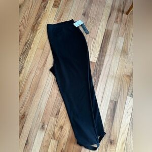 Fashion Bug Black Detachable Stirrup Trousers Sz 1XP -NWT